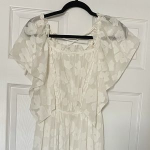 Ulla Johnson White Floral Dress